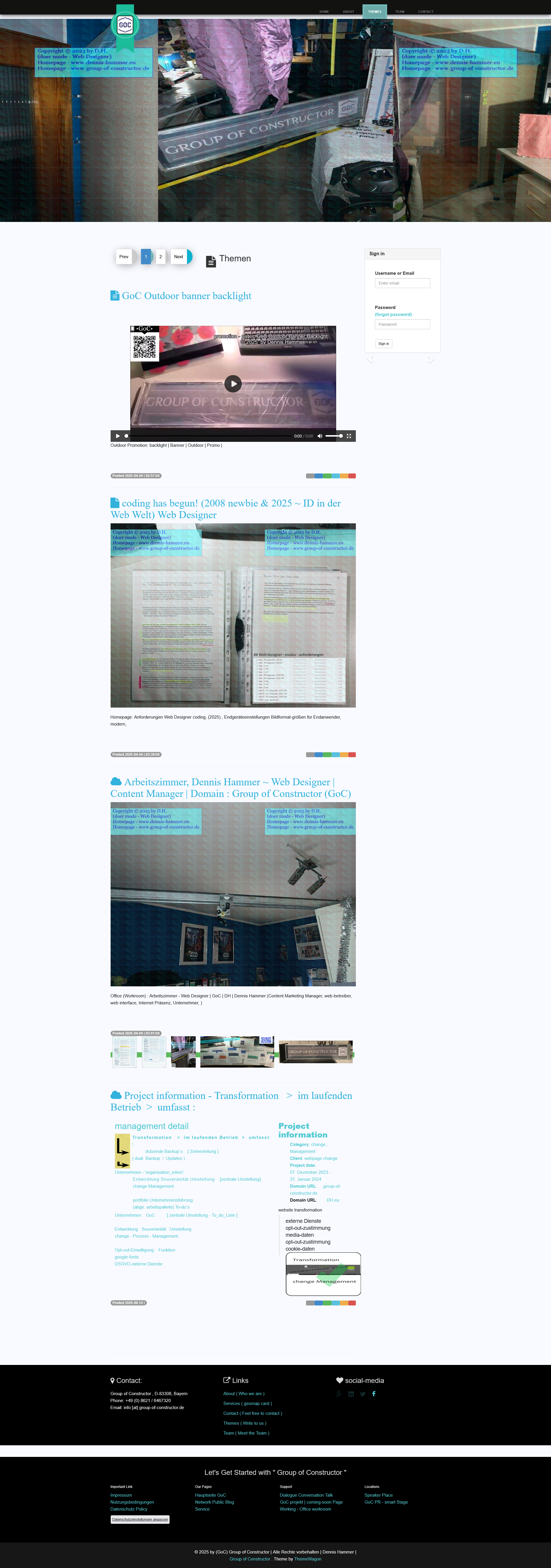 Homepage-layout-triggern